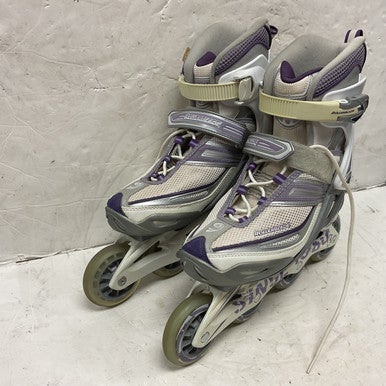 Used Rollerblade TRAINING W Senior Rec Fitness Skates White Senior 8 11855-S000190726