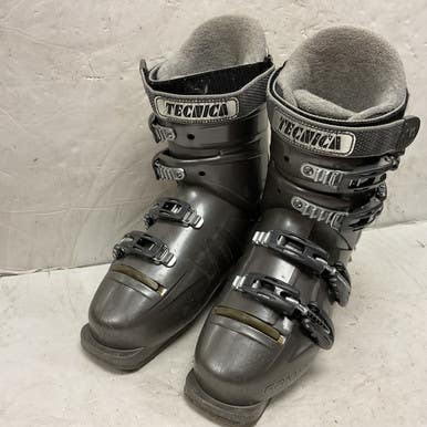 Used Tecnica GAMMA TL7 Boys DH Ski Boot Grey 245 MP - M06.5 - W07.5 11855-S000190728