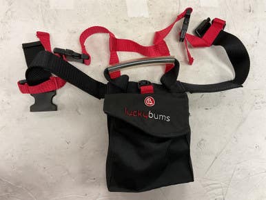 Used LUCKY BUMS Downhill SKI TRAINER HARNESS Black And Red 11855-S000190725