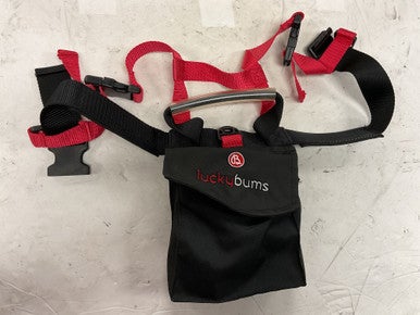 Used LUCKY BUMS Downhill SKI TRAINER HARNESS Black And Red 11855-S000190725