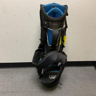 Used Callaway STRATA Mens Stand Bag Black And Carolina Blue 11855-S000190694