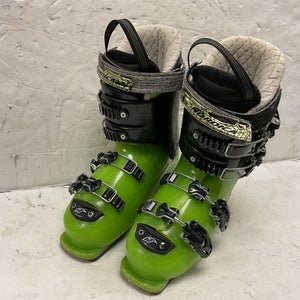 Used Nordica PATRON Boys DH Ski Boot Green 215 MP - J03 11855-S000190660