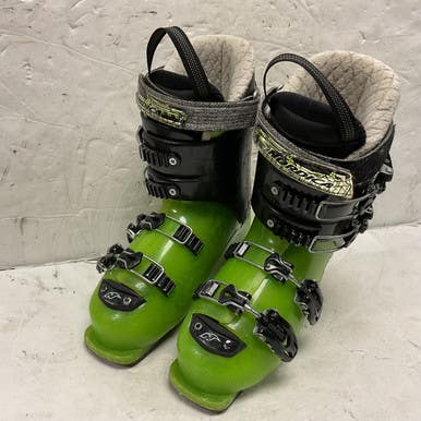 Used Nordica PATRON Boys DH Ski Boot Green 215 MP - J03 11855-S000190660