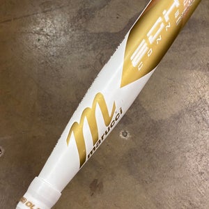 White 2023 Marucci Echo Connect DMND Hybrid Bat (-10) Hybrid 18 oz 28" (Used)