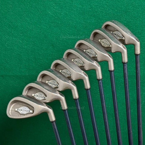 Lady Callaway Big Bertha X-12 3-PW Iron Set Gems 99 Graphite Ladies