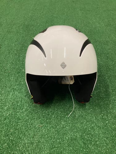 White Unisex Medium/Large Sweet Protection Volata Helmet (Used) FIS Legal