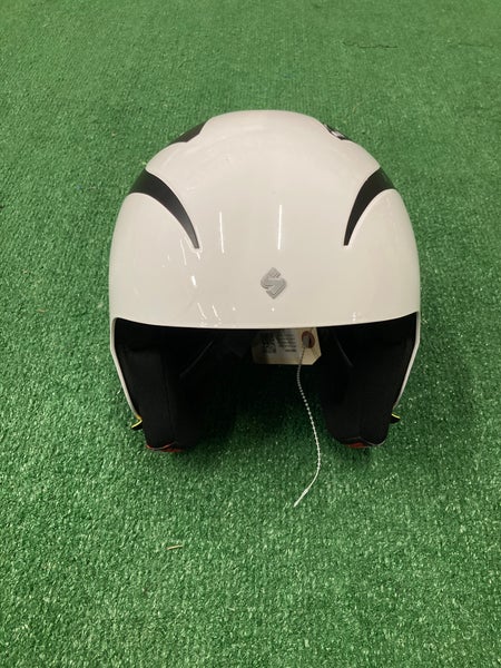 White Unisex Medium/Large Sweet Protection Volata Helmet (Used) FIS Legal