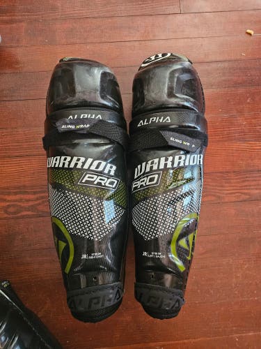 Junior Warrior Alpha Pro 13" Shin Pads (Used)