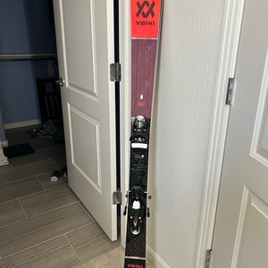 Unisex 2023 Volkl Kenja 88 156 cm All Mountain Skis With Bindings Max Din 12 (Used)