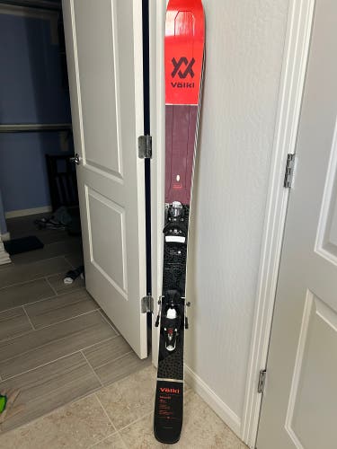 Unisex 2023 Volkl Kenja 88 156 cm All Mountain Skis With Bindings Max Din 12 (Used)