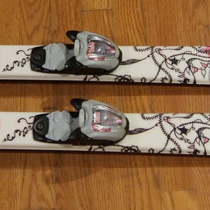 Kid's All Mountain 140 cm Salomon Jade Skis With Bindings (Used)