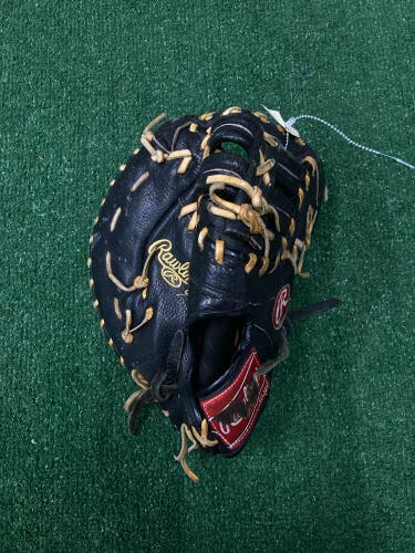 Black Rawlings Renegade RH First Base Baseball Glove 12.5" (Used)