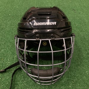 Black Medium Warrior Alpha One Pro Helmet (New)
