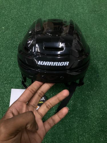 Black Medium Warrior Alpha One Pro Helmet (New)