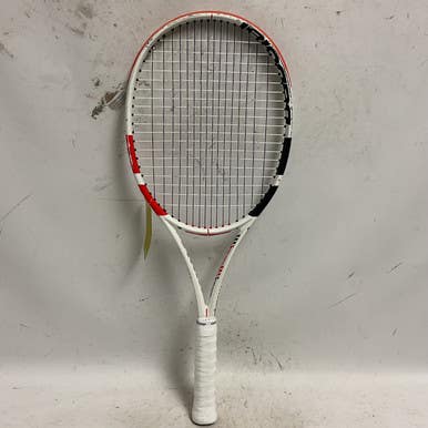 Used Babolat PURE STRIKE 16X19 Adult Tennis Racquet White 4 3/8" 11855-S000190413