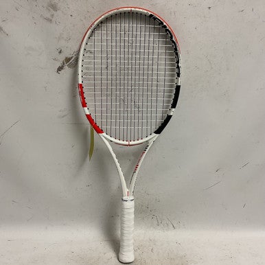 Used Babolat PURE STRIKE 16X19 Adult Tennis Racquet White 4 3/8" 11855-S000190413