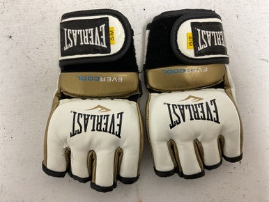 Used Everlast MMA Gloves White SM 11855-S000190443