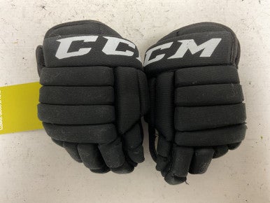Used CCM LITTLE BLACKHAWKS Youth Gloves Black 8" 11855-S000190456