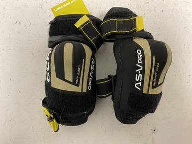 Used CCM TACKS AS-V PRO Youth Elbow Pads SM 11855-S000190493