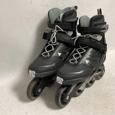 Used Rollerblade ZETRABLADE Senior Rec Fitness Skates Black Senior 8 11855-S000190523