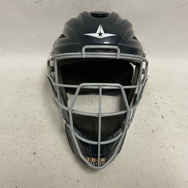Used All-Star MVP2500-1 Catchers Helmet w/Mask Navy Blue L/XL 11855-S000190559
