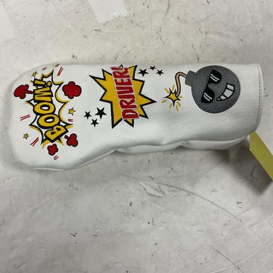 Used BOOM DRIVER HEADCOVER Golf Accessory White 11855-S000190574