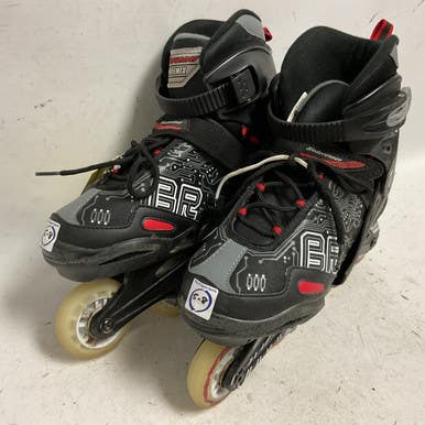 Used Bladerunner PHOENIX ADJ 5-8 Senior Rec Fitness Skates Black Adjustable 11855-S000190605