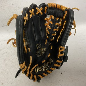 Used Rawlings PPE1125MTB BB/SB Glove LH Throw Black And Natural 11 1/4" 11855-S000189909