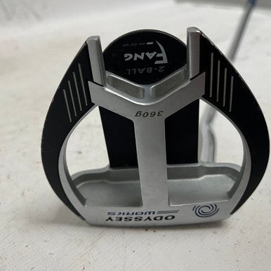 Used Odyssey WORKS 2-BALL FANG Mens Putter LH 35" 11855-S000189932