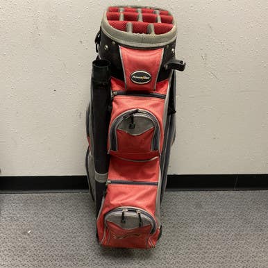 Used Powerbilt TPS CART BAG Mens Cart Bag Red 11855-S000189941