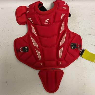 Used Champro CHEST PROTECTOR Catchers Chest Protector Red Junior 11855-S000190009