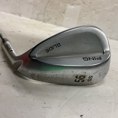 Used Ping GLIDE GORGE BLACK DOT Golf Wedge Mens RH 56 Degree 11855-S000190147