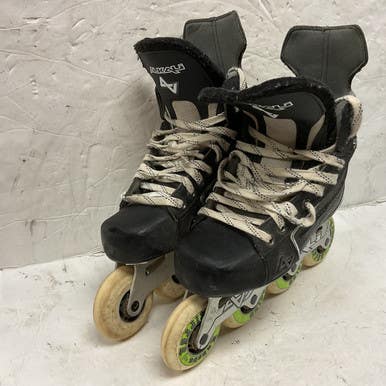 Used Alkali CA4 Roller Hockey Skates Black Senior 7 11855-S000190151