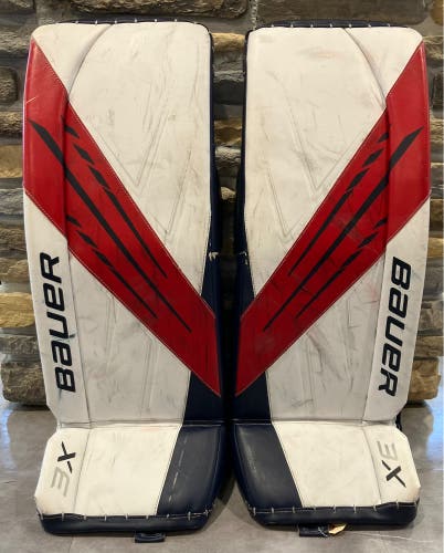33" Senior Bauer Vapor 3X Goalie Leg Pads (Used)