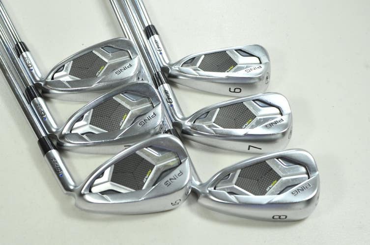 Ping G430 6-W,45* Iron Set Regular Flex Blue Dot Right AWT 2.0 Steel # 202393