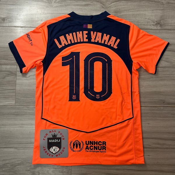 Men's Soccer Jersey 2025/26 Home Player Version – Lamine Yamal #10