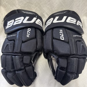 Junior size 12 inch Bauer supreme S170 ice hockey player gloves