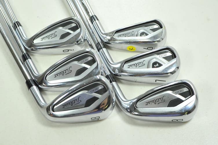 Titleist T300 2021 6-PW,48* Iron Set Regular Flex RH AMT Red Steel # 192492