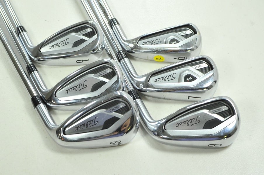 Titleist T300 2021 6-PW,48* Iron Set Regular Flex RH AMT Red Steel # 192492