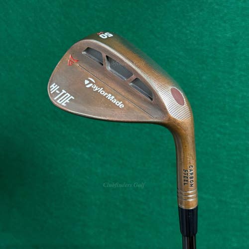 TaylorMade Milled Grind Hi-Toe Copper 50-9 50 Gap Wedge KBS $-Taper Steel Stiff