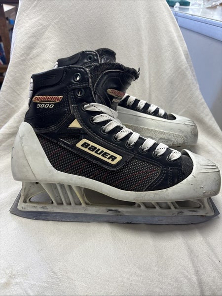 Senior Size 7 Bauer Supreme 3000 Ice Hockey Goalie Skates