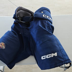 Men's Blue Senior Medium CCM HPTK Hockey Pants Pro Stock (Used)