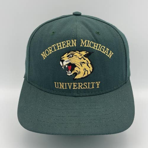 Vintage Northern Michigan University American Needle NMU Hat *BROKEN SNAPS* READ
