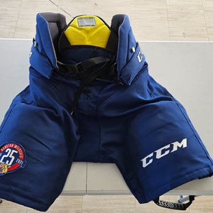 Men's Blue Senior Medium CCM HPTK Hockey Pants Pro Stock (Used)