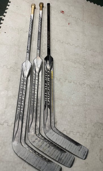Senior Bauer Supreme Mach Full Right Goalie Stick 27" Paddle (Used)