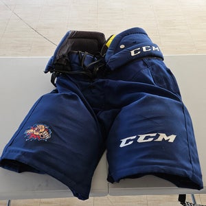 Men's Blue Senior Medium CCM HPTK Hockey Pants Pro Stock (Used)