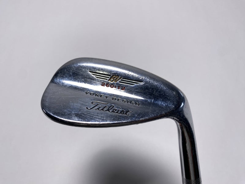 Titleist Vokey Chrome 200 Lob Wedge LW 60* 12 Dynamic Gold Wedge Steel Mens RH