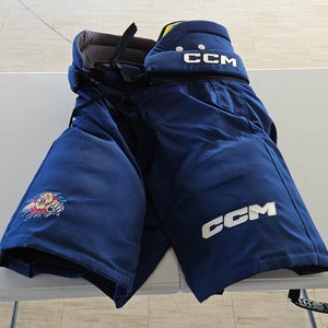 Men's Blue Senior Medium CCM HPTK Hockey Pants Pro Stock (Used)