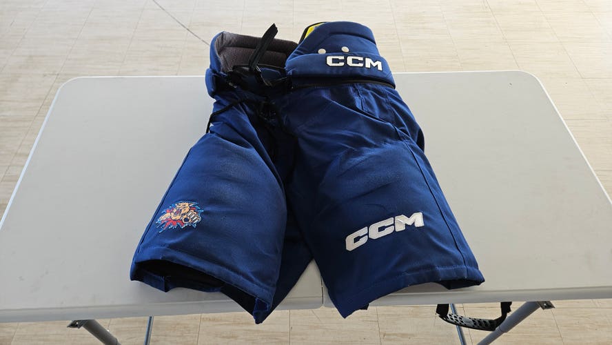 Men's Blue Senior Medium CCM HPTK Hockey Pants Pro Stock (Used)