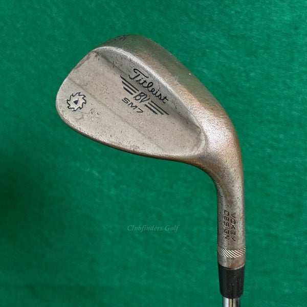 Titleist Vokey SM7 Raw 56-8M 56 Sand Wedge Stepped Steel Wedge Flex